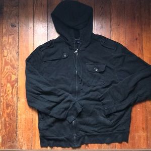 Banana Republic Zip Up Hooded Sweatshirt